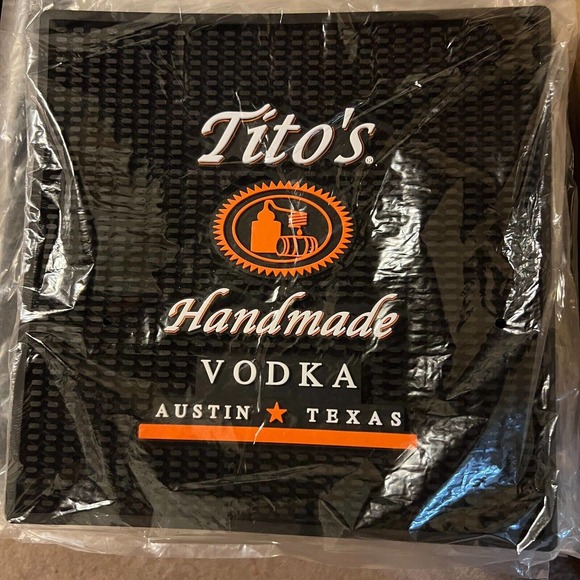 Titos Accents Titos Handmade Vodka Man Cave Counter Bar Mat 2 X 12